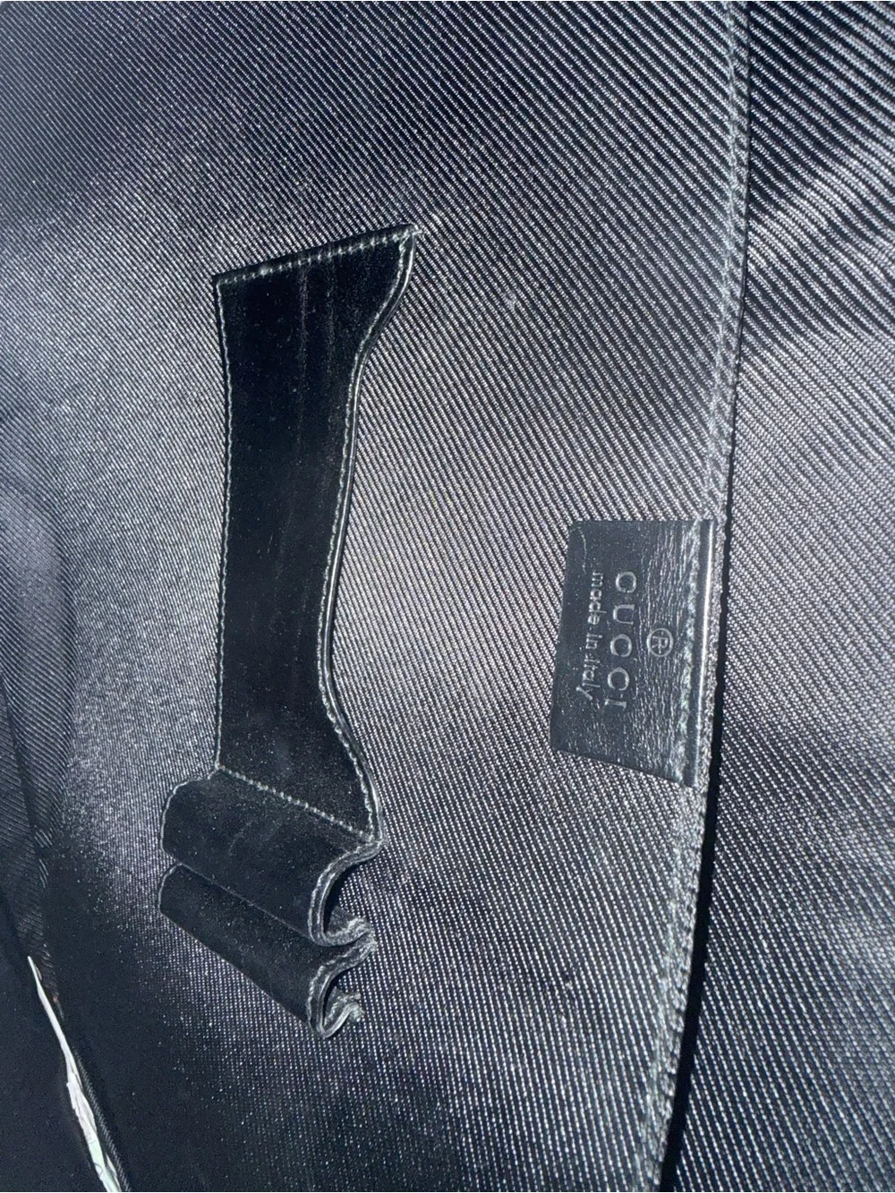 🖤 Authentic Vintage Gucci Black GG Document/Portfolio Laptop Sleeve with zipper🖤